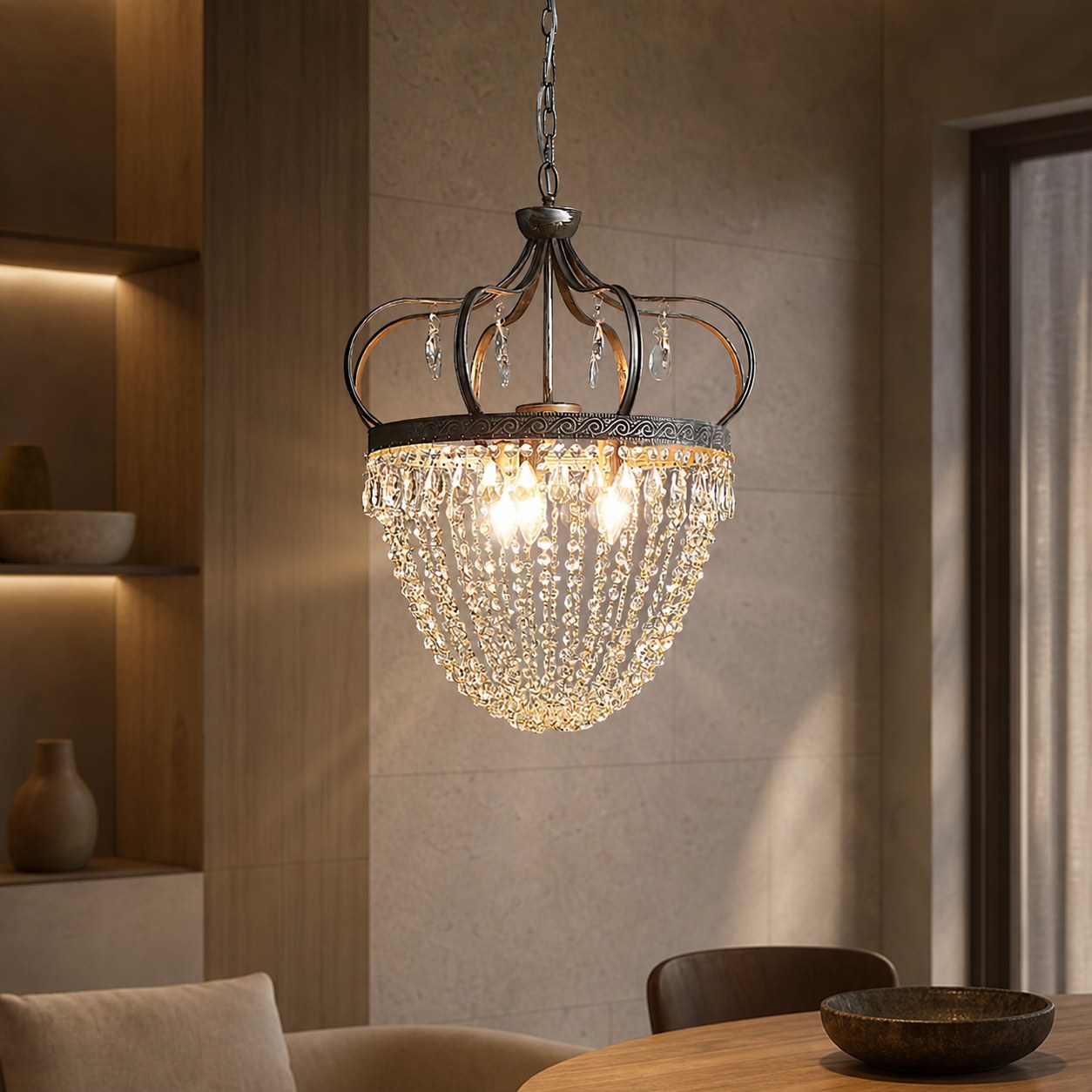 Abella Tear Drop Chandelier