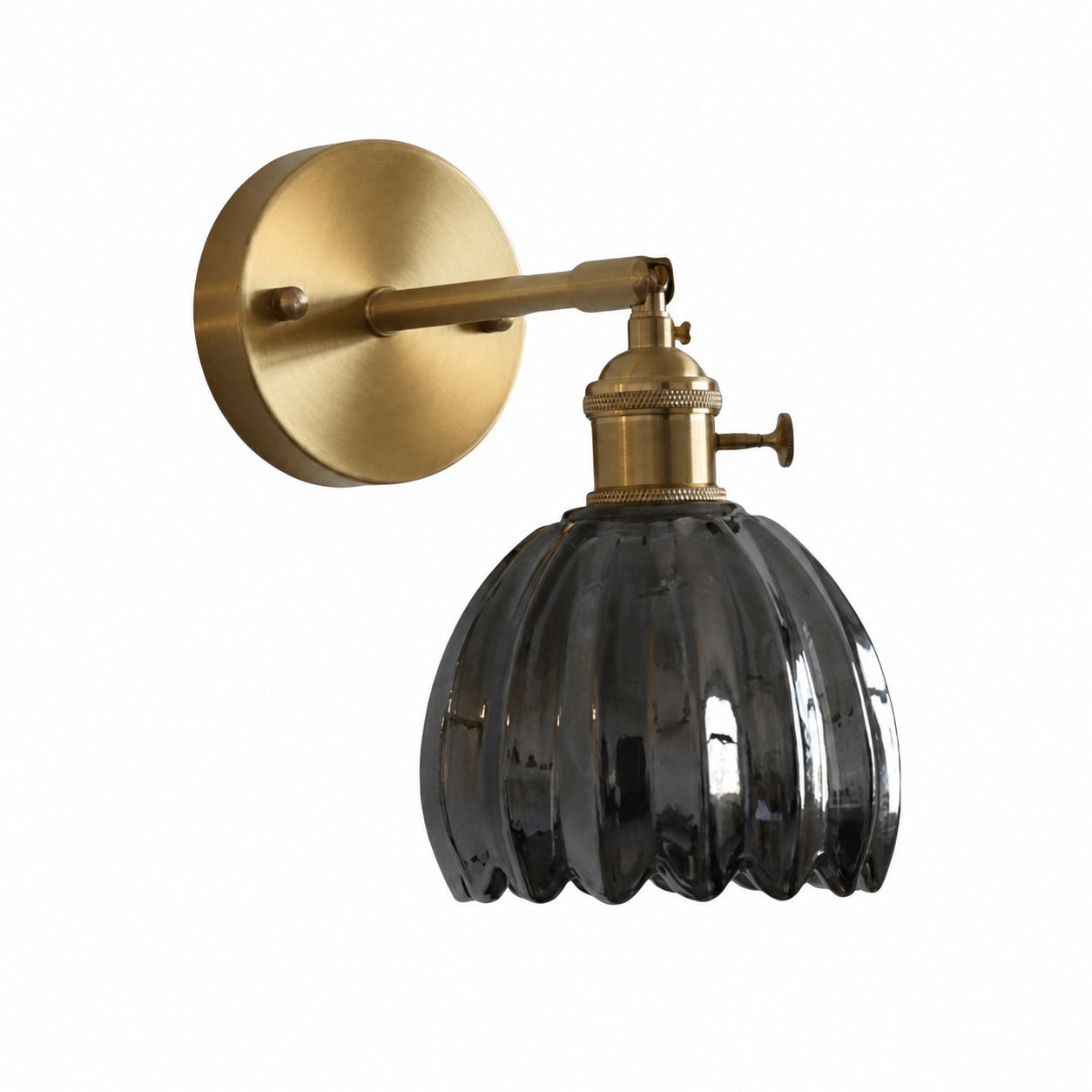 Blossix Floral Tulip Wall Sconce – Modern Wall Lamp Metal Base for Home Interior Lighting N64