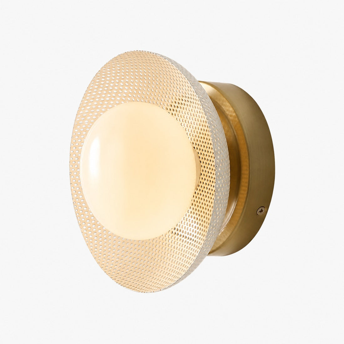 Elorina Sconce Wall Light - Textured Metal or Glass Shade