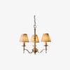 Tela Timeless Classic Elegant Multi Arm Stanford Chandelier - Metal Fabric Lighting for Living Room
