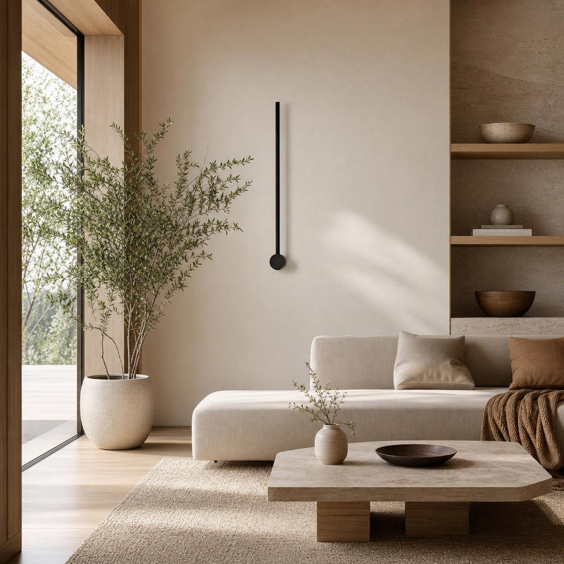 Raytrae Linear Minimalist LED Wall Light - Modern Slim Wall Sconce for Living Spaces N22