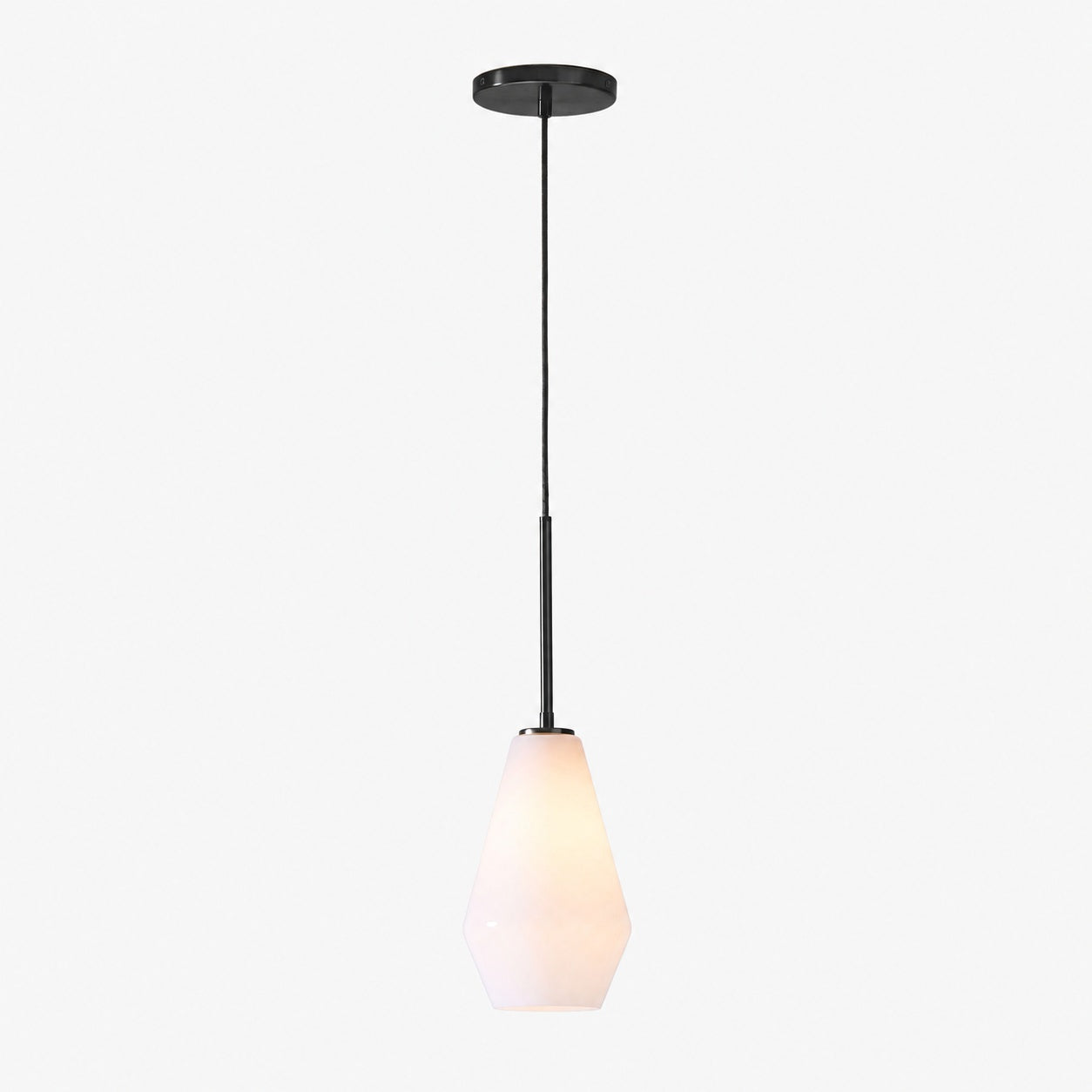 Merin Transparent Glass Sculpture Geometric Chandelier
