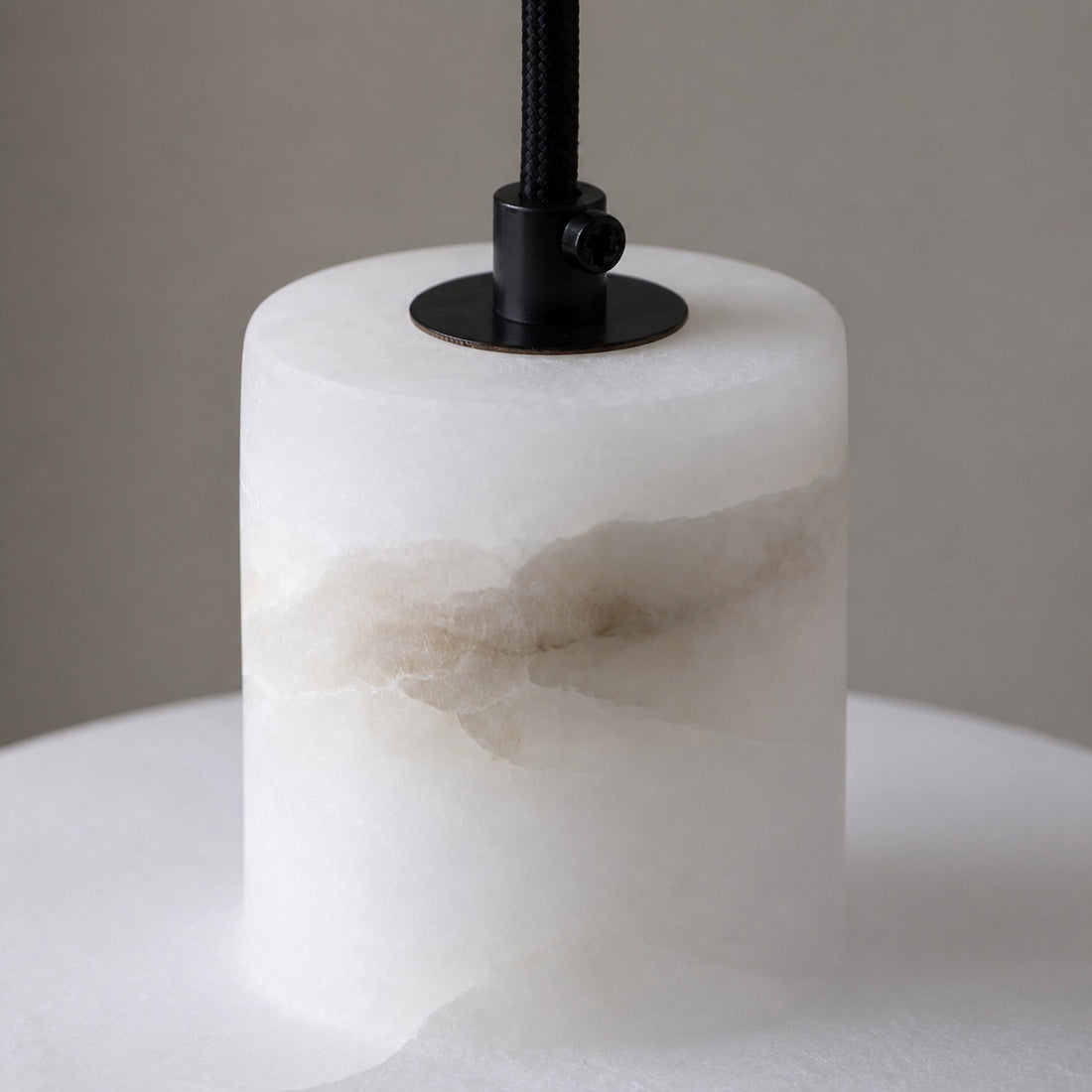 Cylorion Alabaster Pendant Lamp – Modern Minimalist Hanging Light for Dining Room