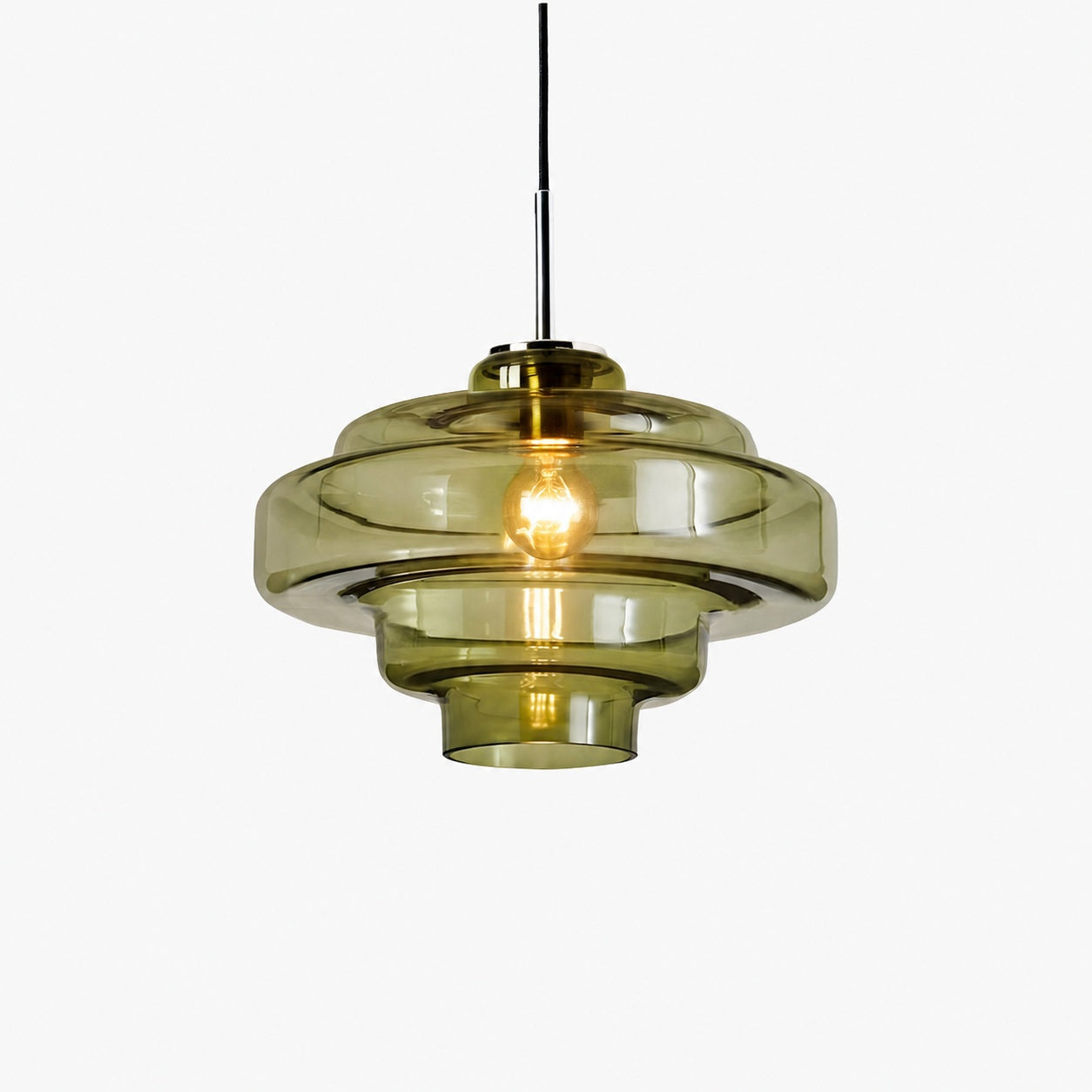 Koloro Millie Glass Pendant Light - Retro Style with Modern Elegance