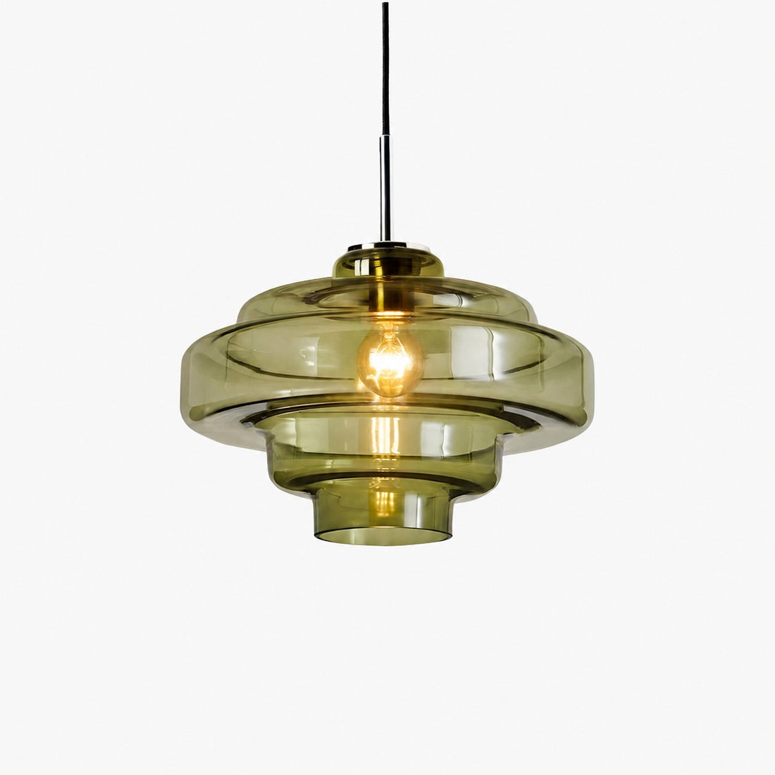 Koloro Millie Glass Pendant Light - Retro Style with Modern Elegance