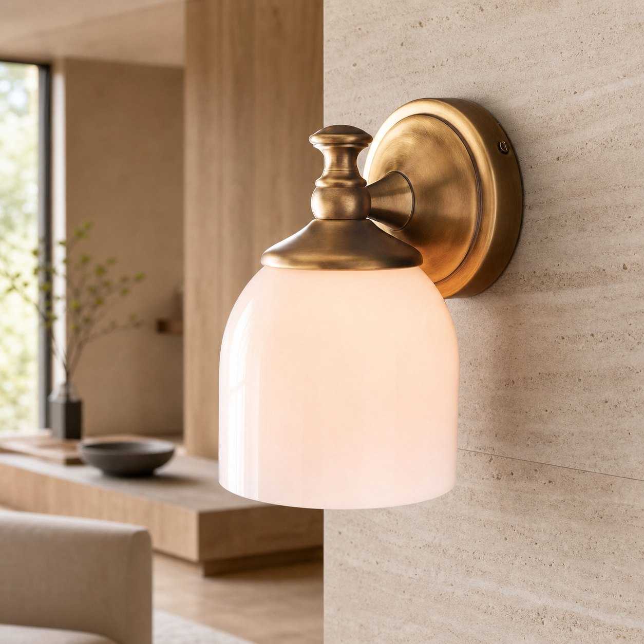 Kalvora Wall Sconce Light Fixture - Contemporary Metal Wall Lamp for Home Décor