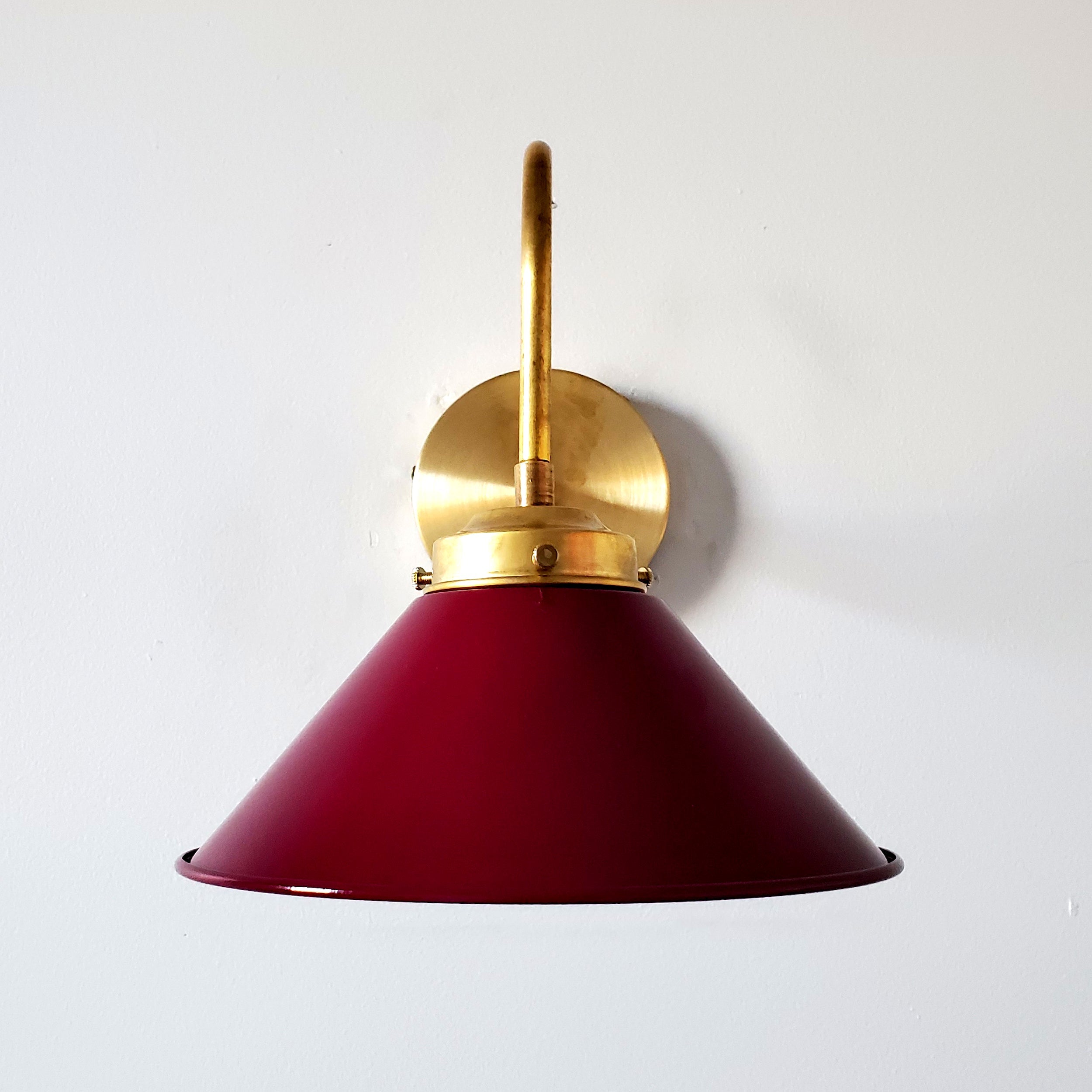 Curved Arm Wall Sconce - Accent Lighting For Bedroom & Hallway