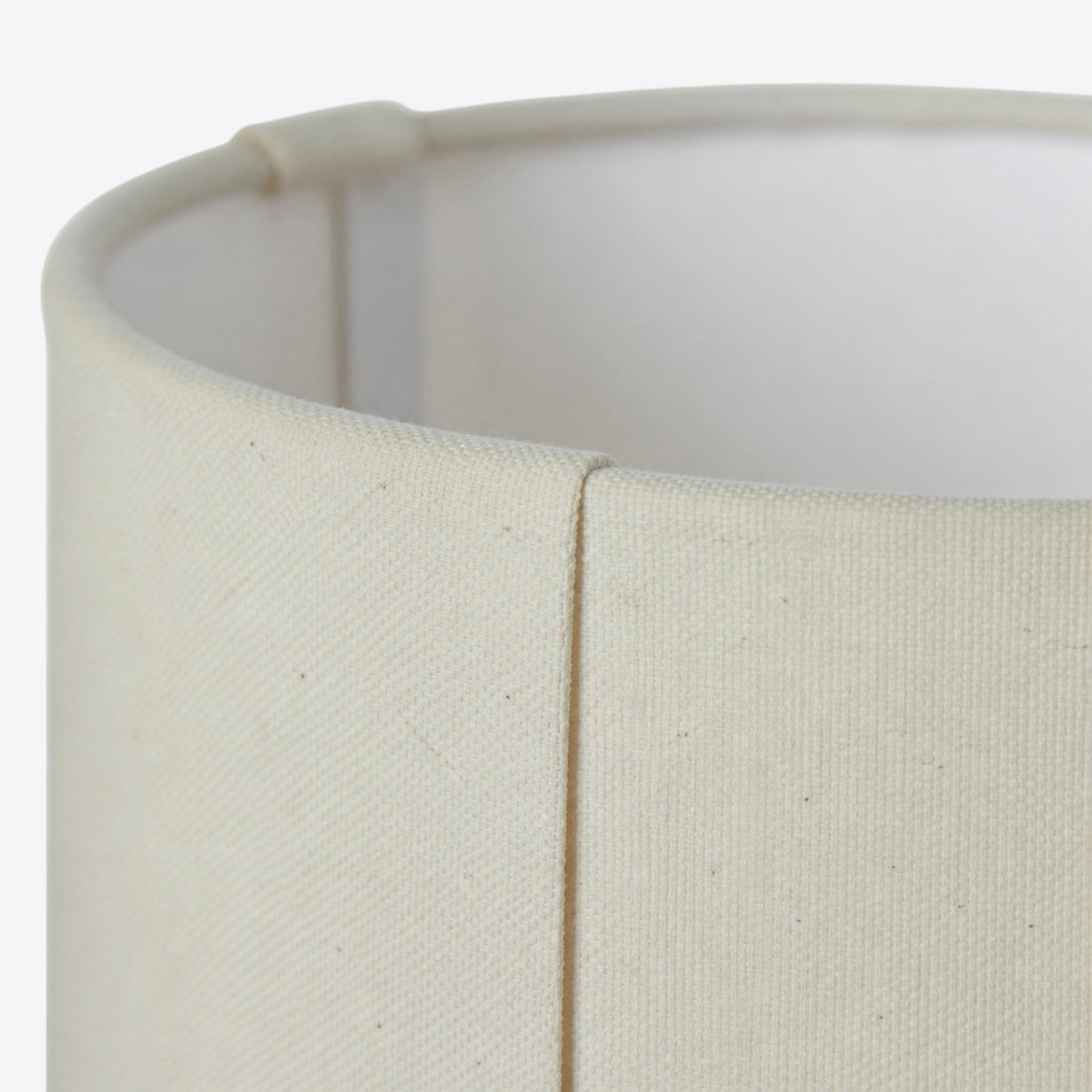 Pryssa Ceramic Table Lamp with Ivory Linen Shade -  Artistic Lighting for Living Room or Bedroom