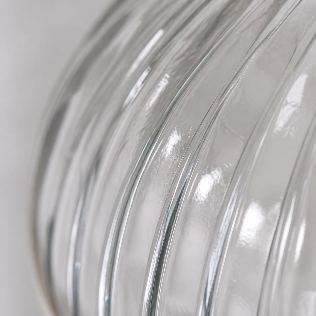 Novera Ribbed Glass Stylish Modern Pendant Lamp for Bedroom and Dining Area