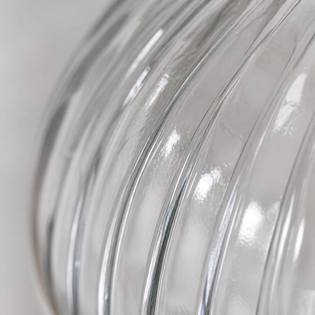 Novera Ribbed Glass Stylish Modern Pendant Lamp for Bedroom and Dining Area