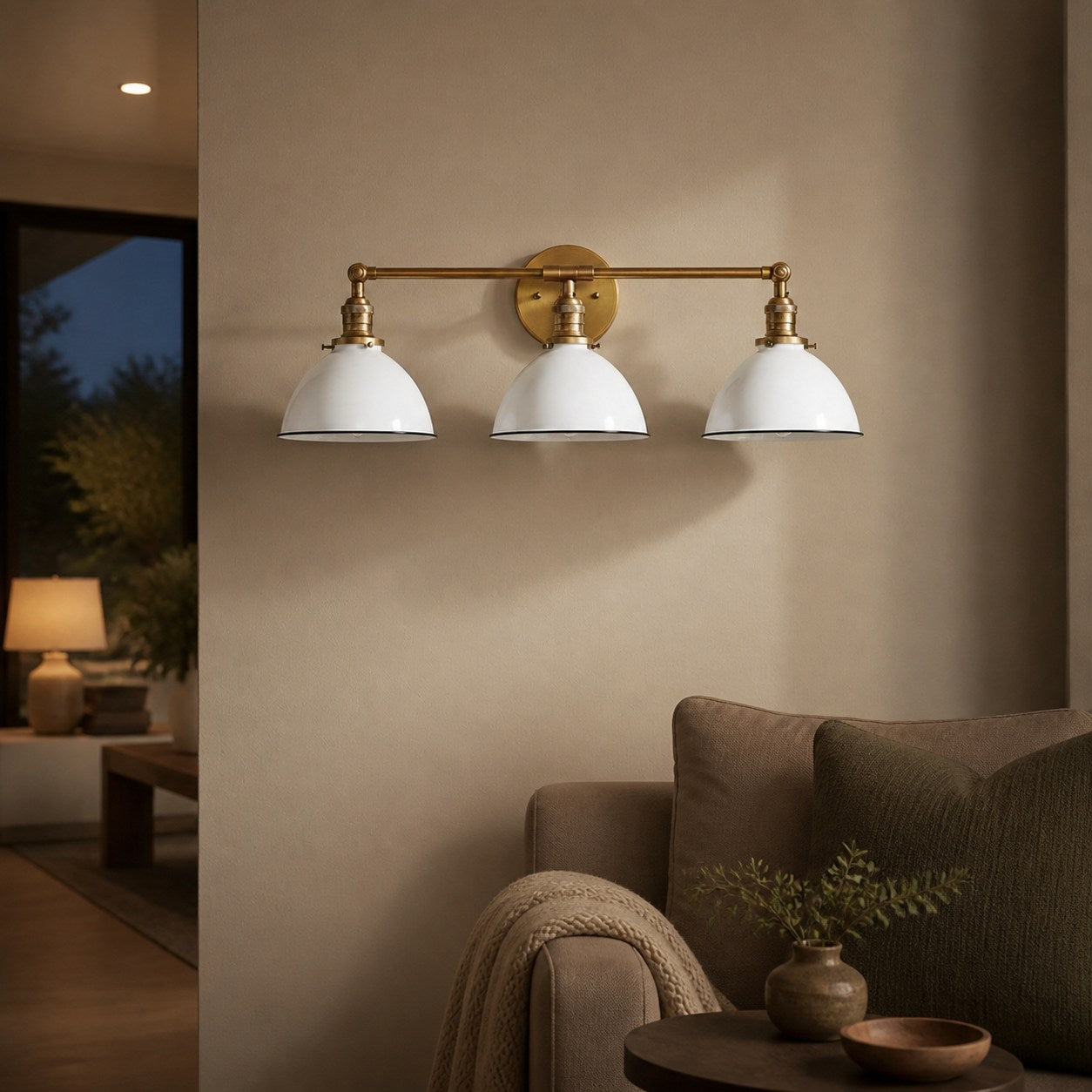 Conique Metal Industrial Vanity Light  - Modern Bathroom Lighting Fixture