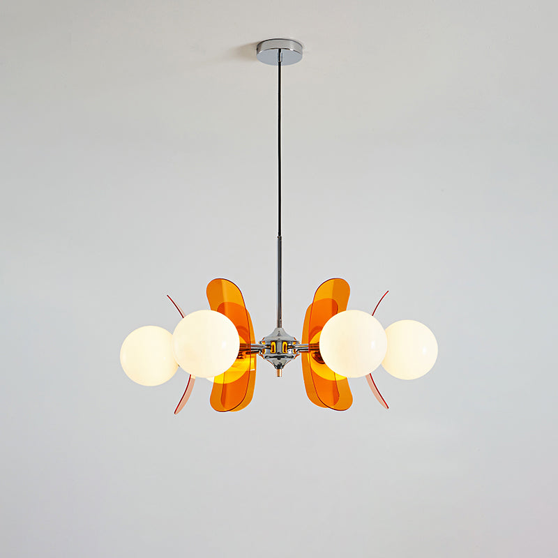 Modern Skateboard Shape Chandelier