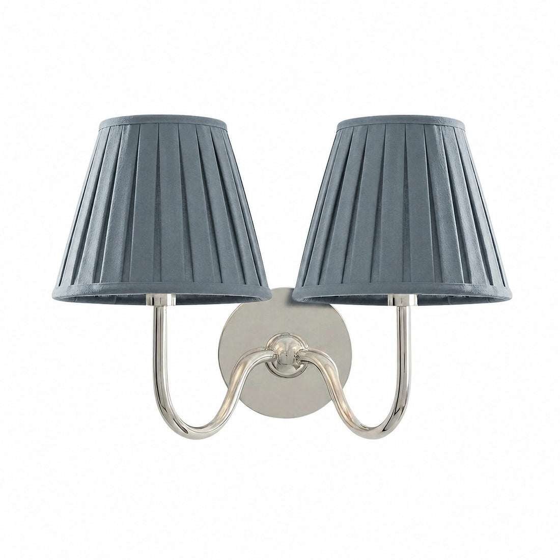 Luvora Vintage Pleated Shade Wall Lamp - Modern Brass Linen Wall Lighting