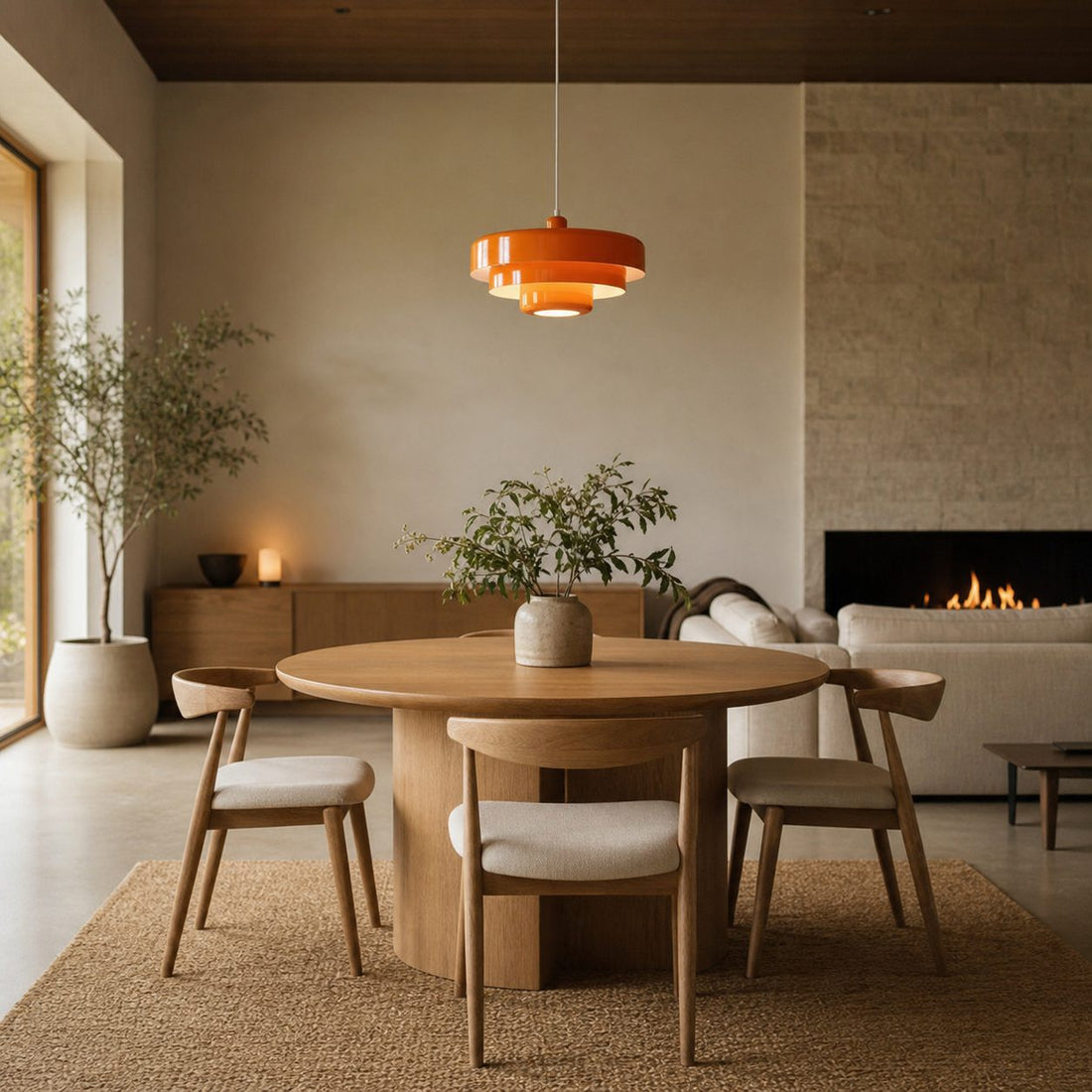 Malero Triple Layer Macarons Pendant Light - Modern Disc Form Lighting for Dining Room or Lounge N52