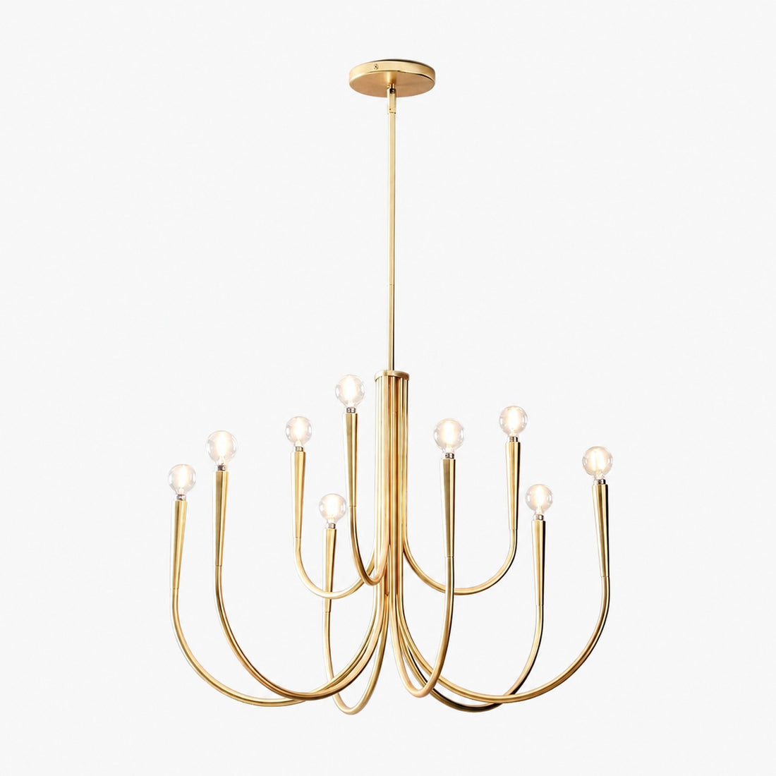 Borvia Swoop Arm Chandelier - Vintage-Inspired Modern Perfect for Home