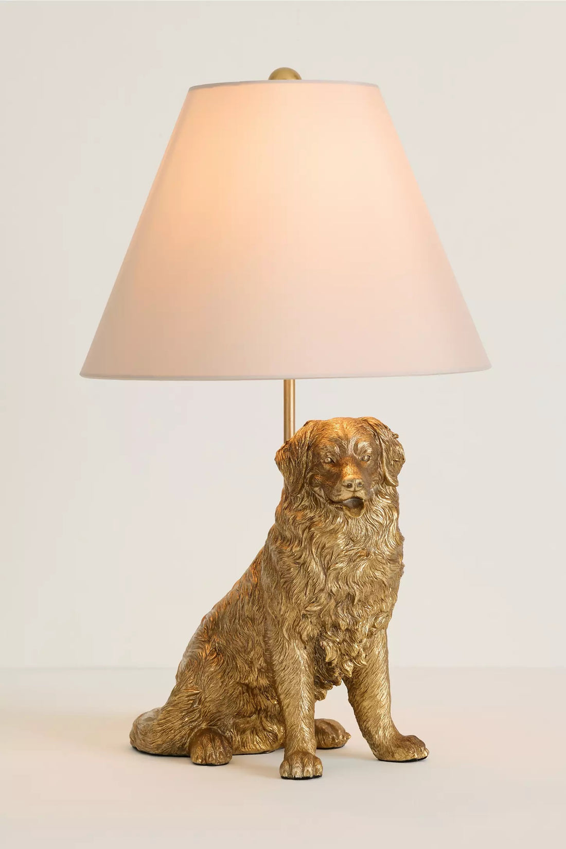Pawdia Unique Table Lamp - Decorative Ceramic Animal Bedside Lamp