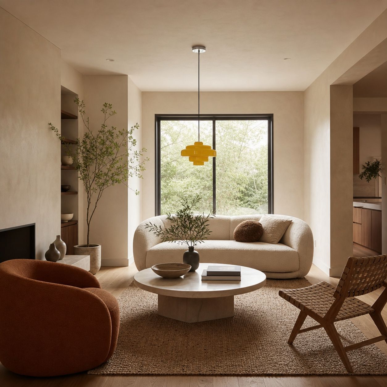 Koloro Millie Glass Pendant Light - Retro Style with Modern Elegance