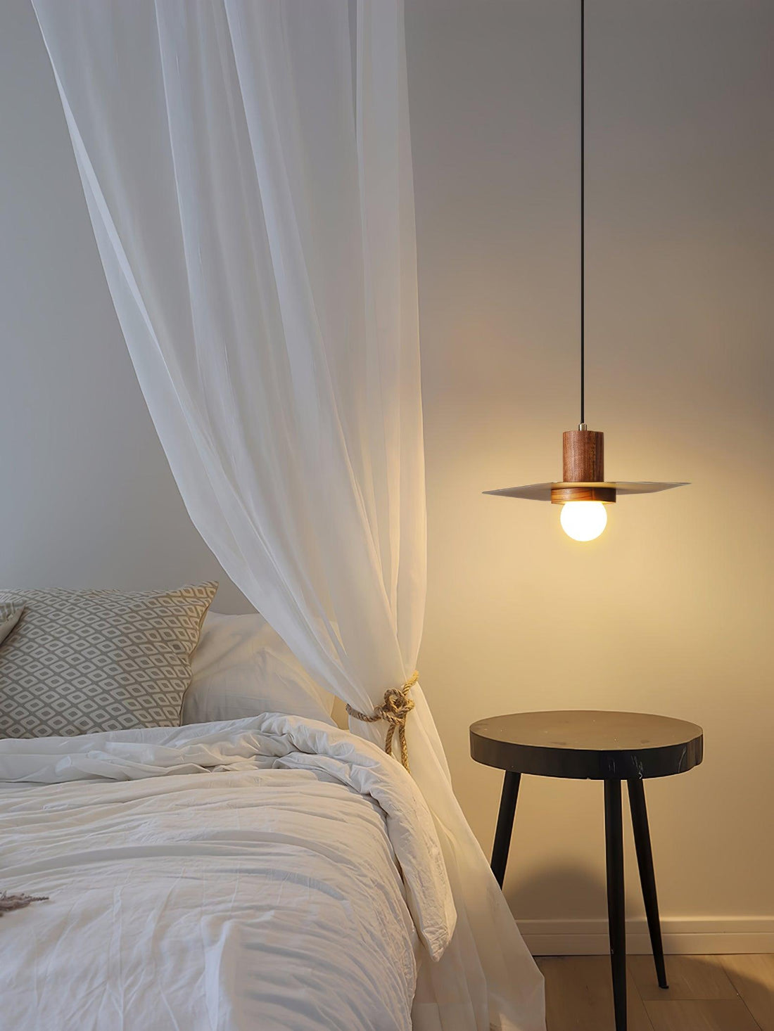 Walnut Copper Jupiter Pendant Lamp