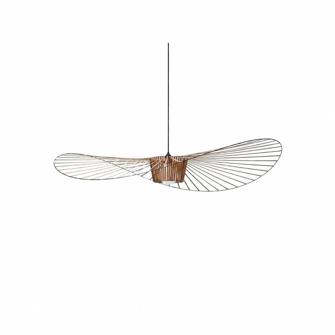 Spirava Modern Straw Pendant Light – Minimalist Sculptural Ceiling Lamp for Living Room N50