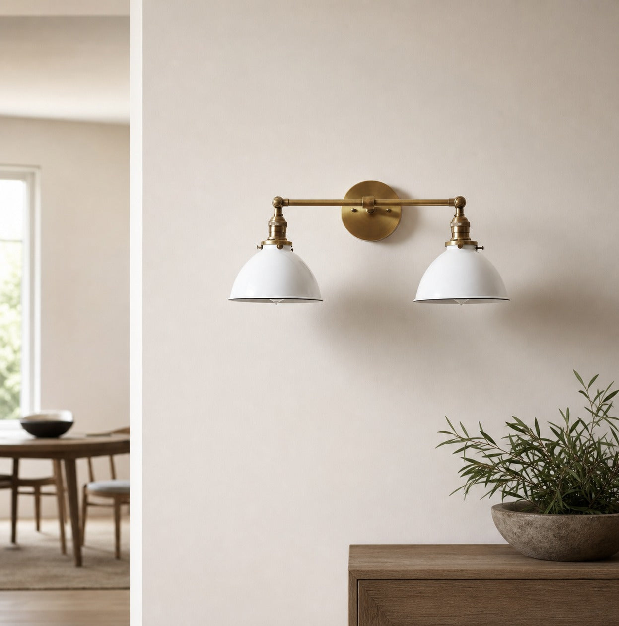 Conique Metal Industrial Vanity Light  - Modern Bathroom Lighting Fixture