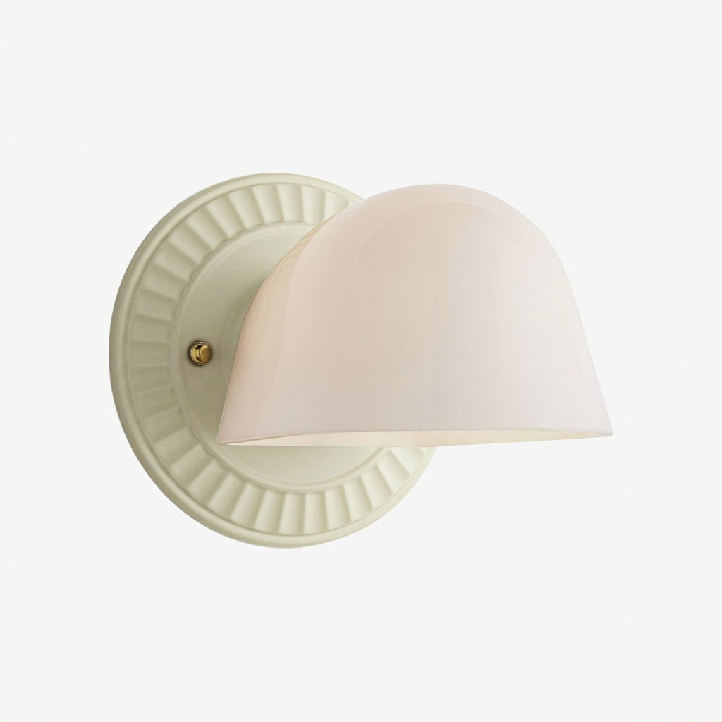 Fiesta Fluted Wall Sconce – Art Deco Inspired Design with Soft Ambient Lighting for Bathroom or Bedroom