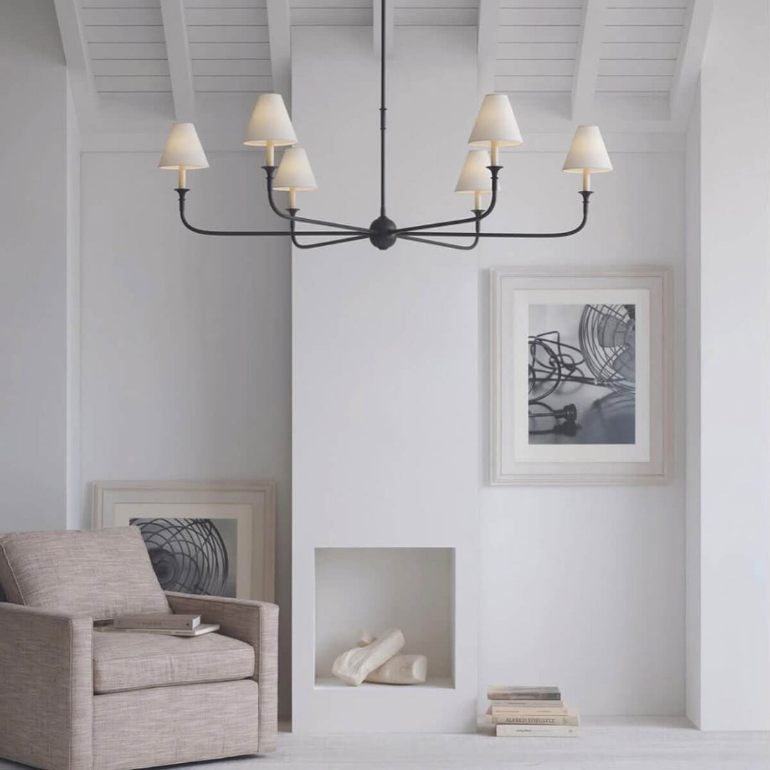 Piaf Grande Modern Industrial Metal Chandelier