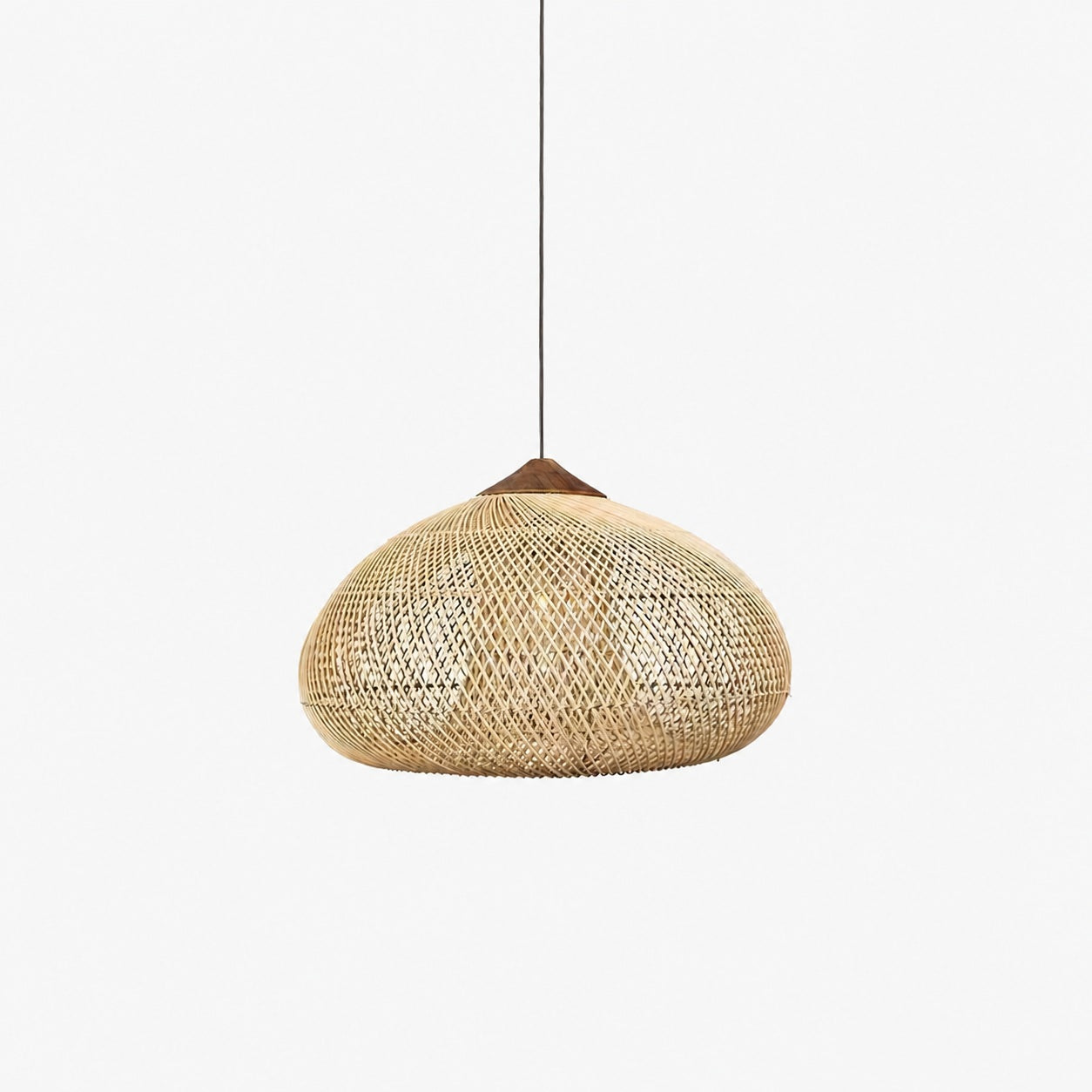 Harp Braided Rattan Pendant Lamp