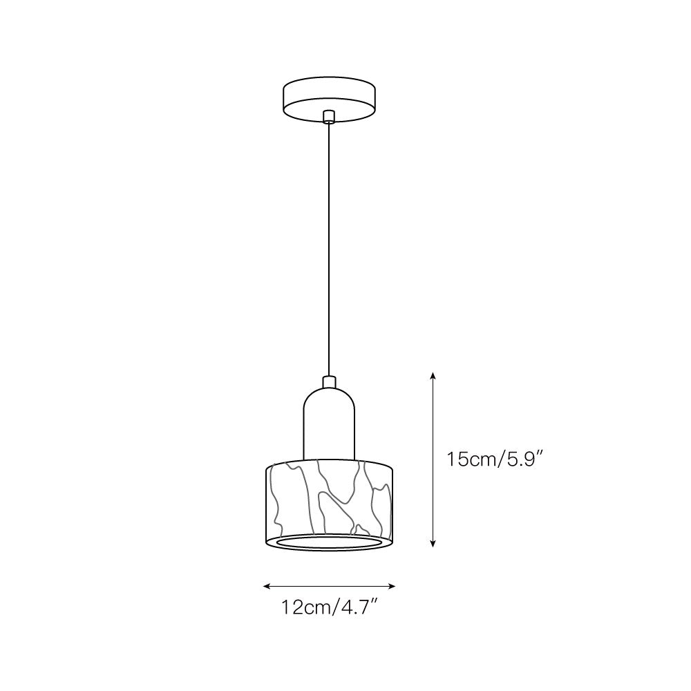 Dekum Marble Pendant Lamp