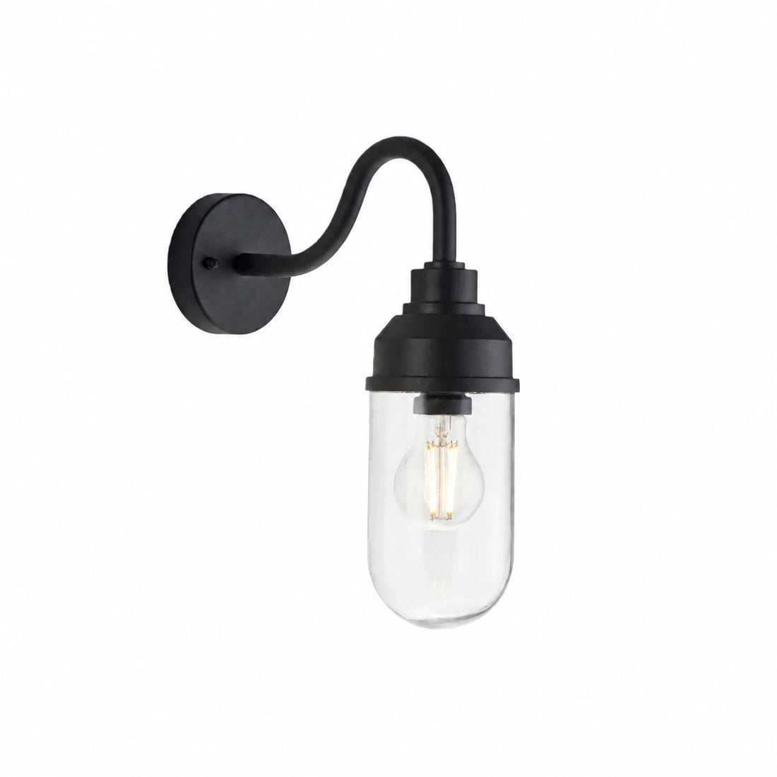 Trevanta Contemporary Outdoor Wall Light – Minimalist Lantern for Entryways & Facades