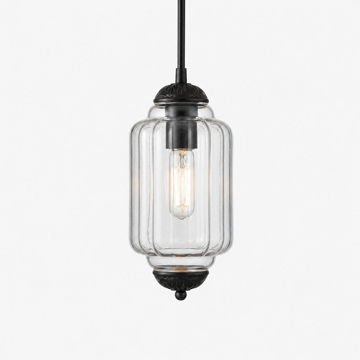 Eloise Vintage Glass Chandelier - Milk Glass Home Accent