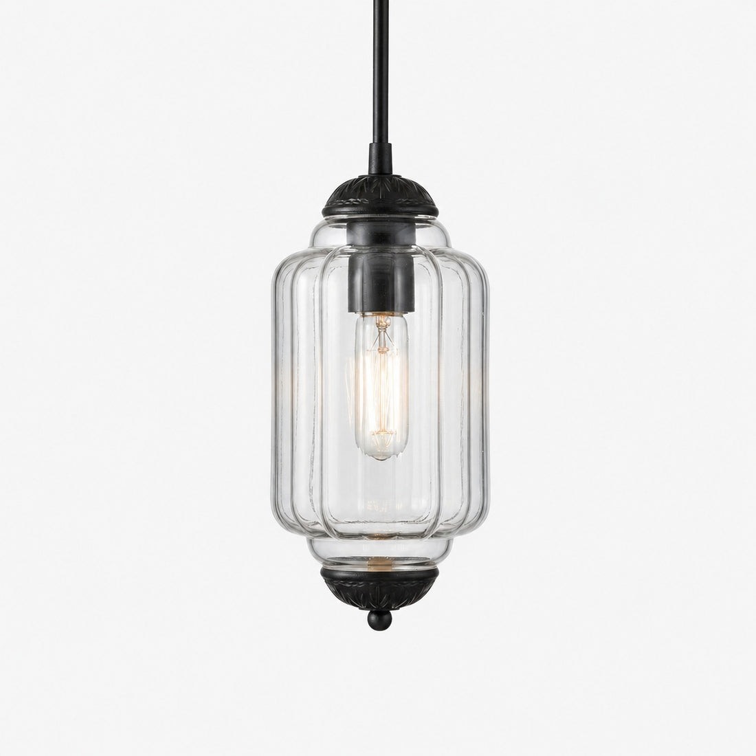 Eloise Vintage Glass Chandelier - Milk Glass Home Accent