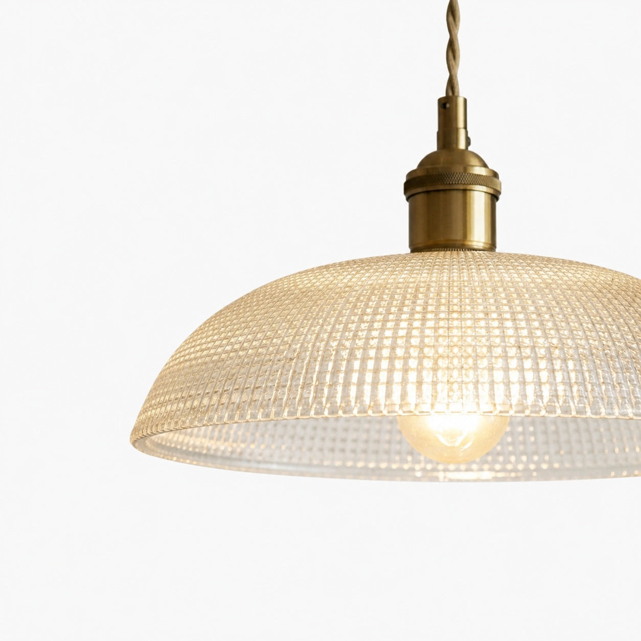 Velaris Ribbed Spiral Pendant Light - Domed Silhouette Ceiling Fixture for Modern Interior