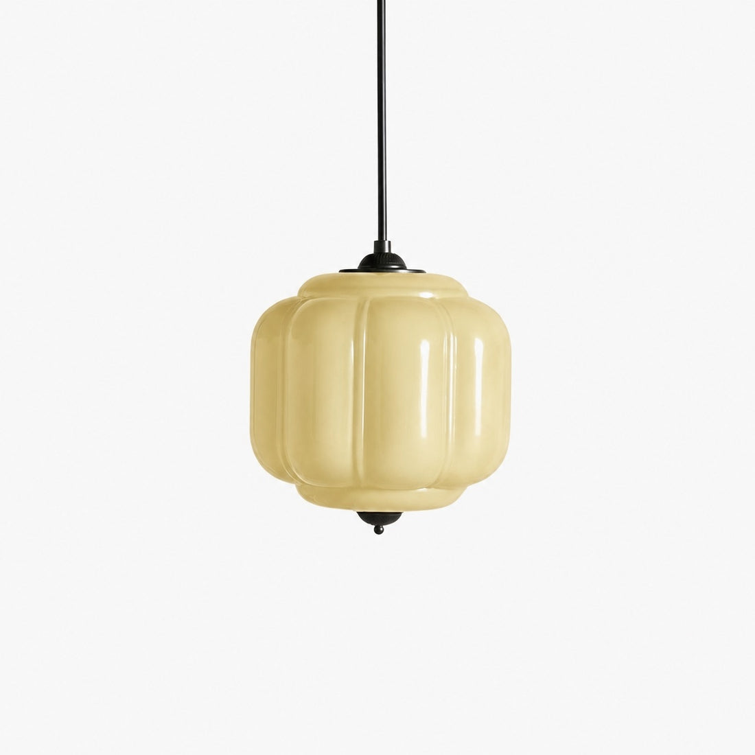 Eloise Vintage Glass Chandelier - Milk Glass Home Accent