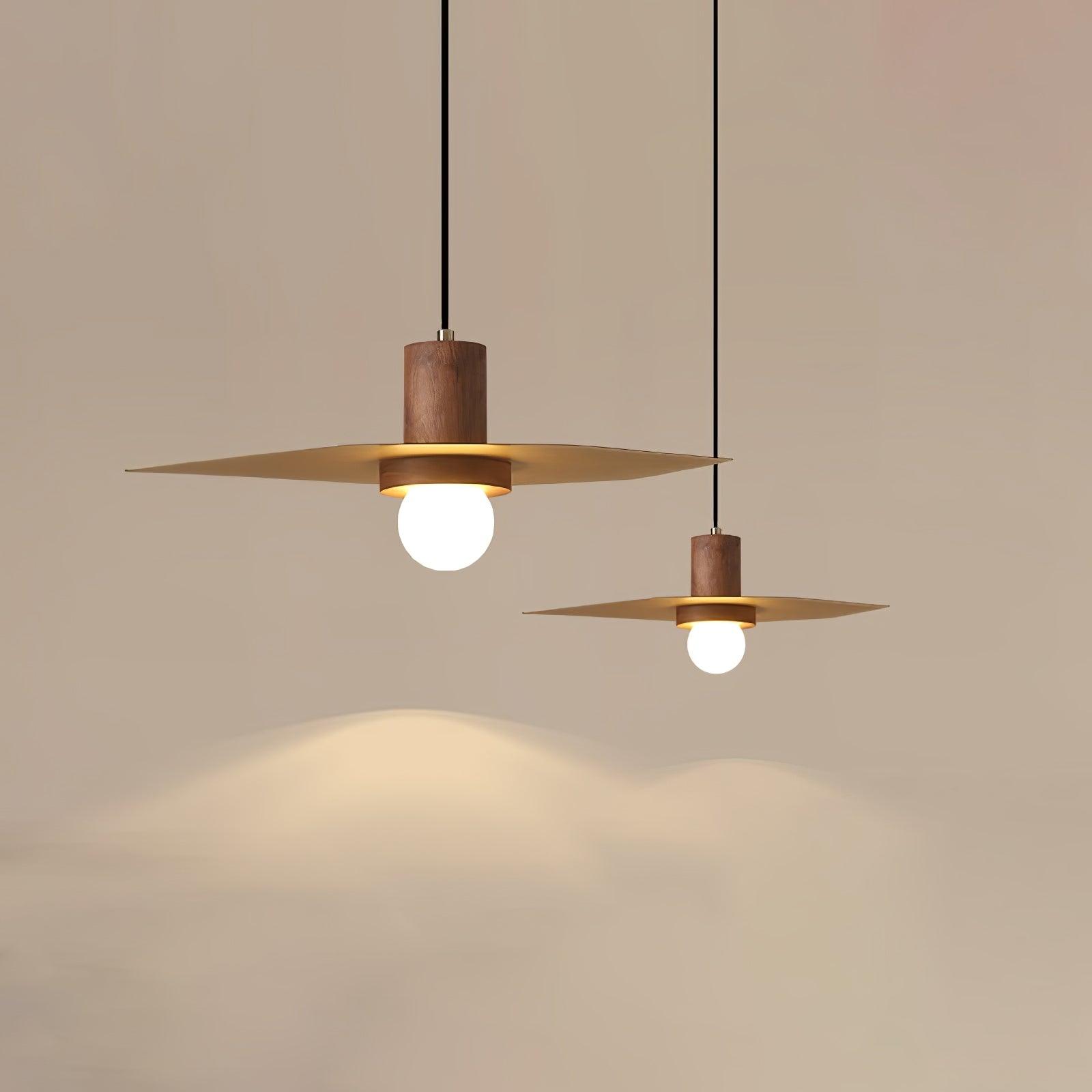 Walnut Copper Jupiter Pendant Lamp