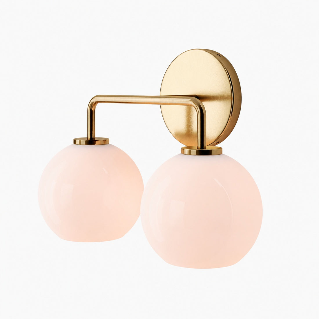 Selvion Artistic Globe Sconce Light - Handcrafted Glass Sculptural Wall Fixture