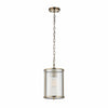 RibGlow Ribbed Glass Pendant Light - Antique Style Pendant Light for Dining Room
