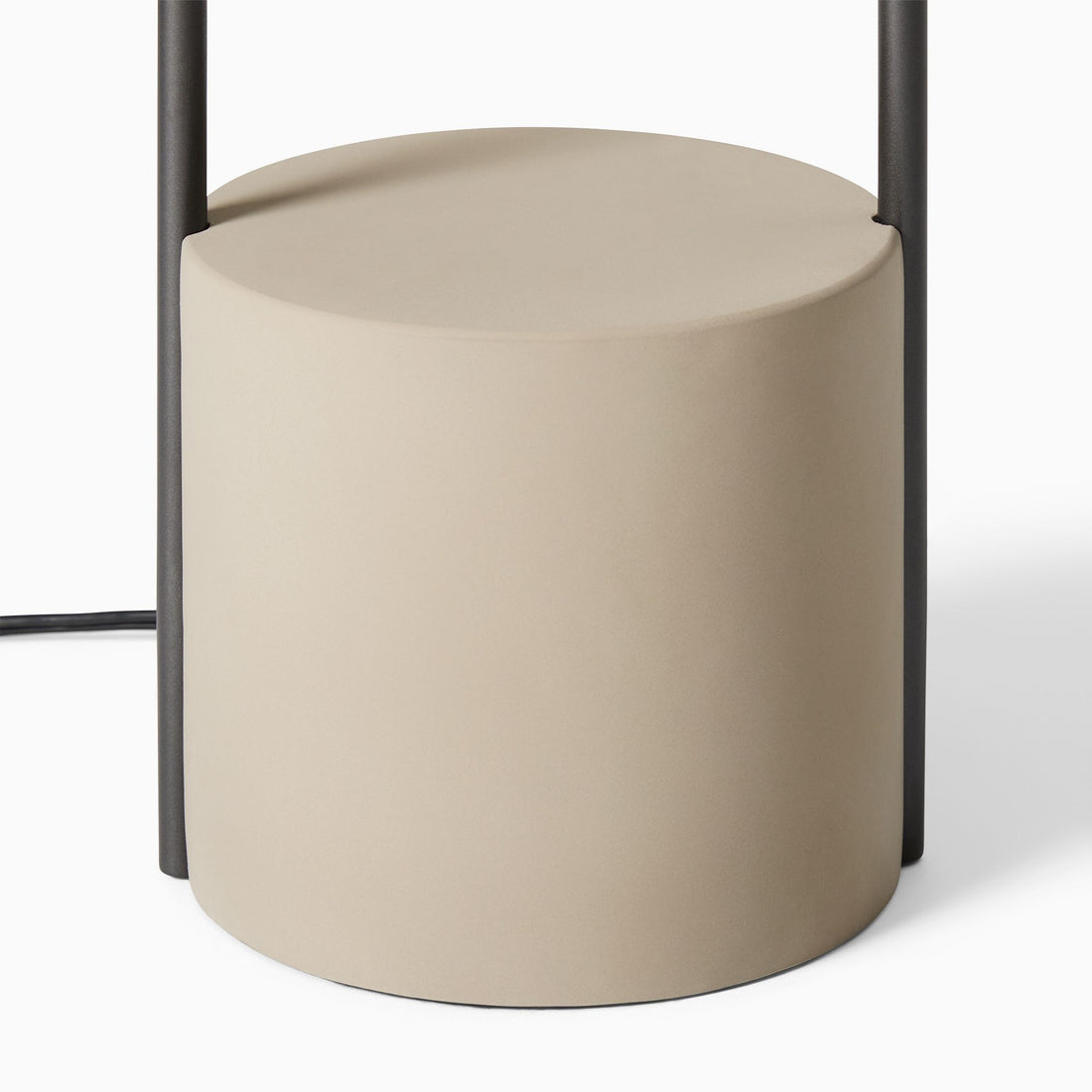 Luma Minimalist Industrial Table Lamp and Floor Lamp - Metal Frame with Soft Fabric Shade for Home and Office