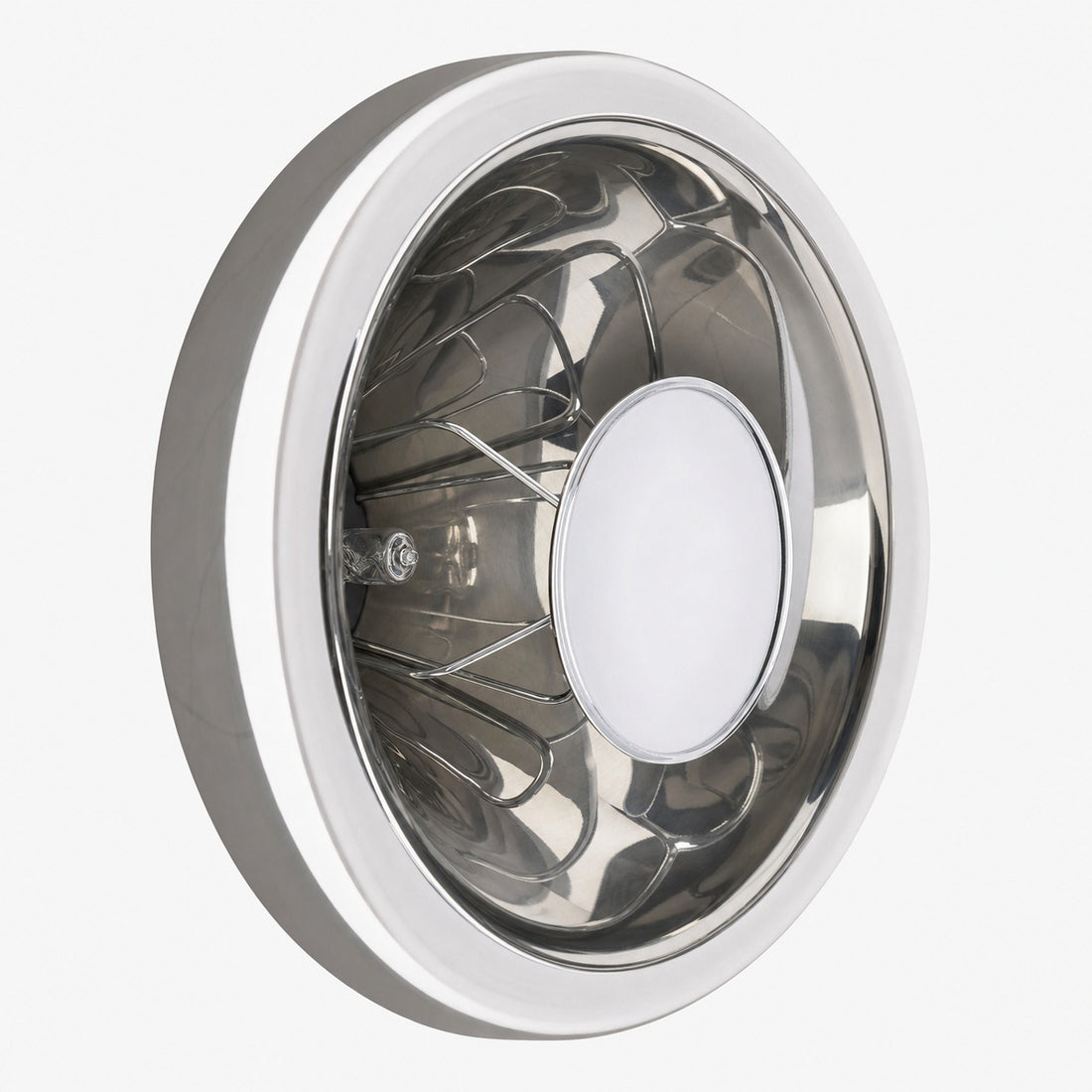 Ivoran Wall Sconce - Round Glass and Metal Modern Sconce for Modern Interiors