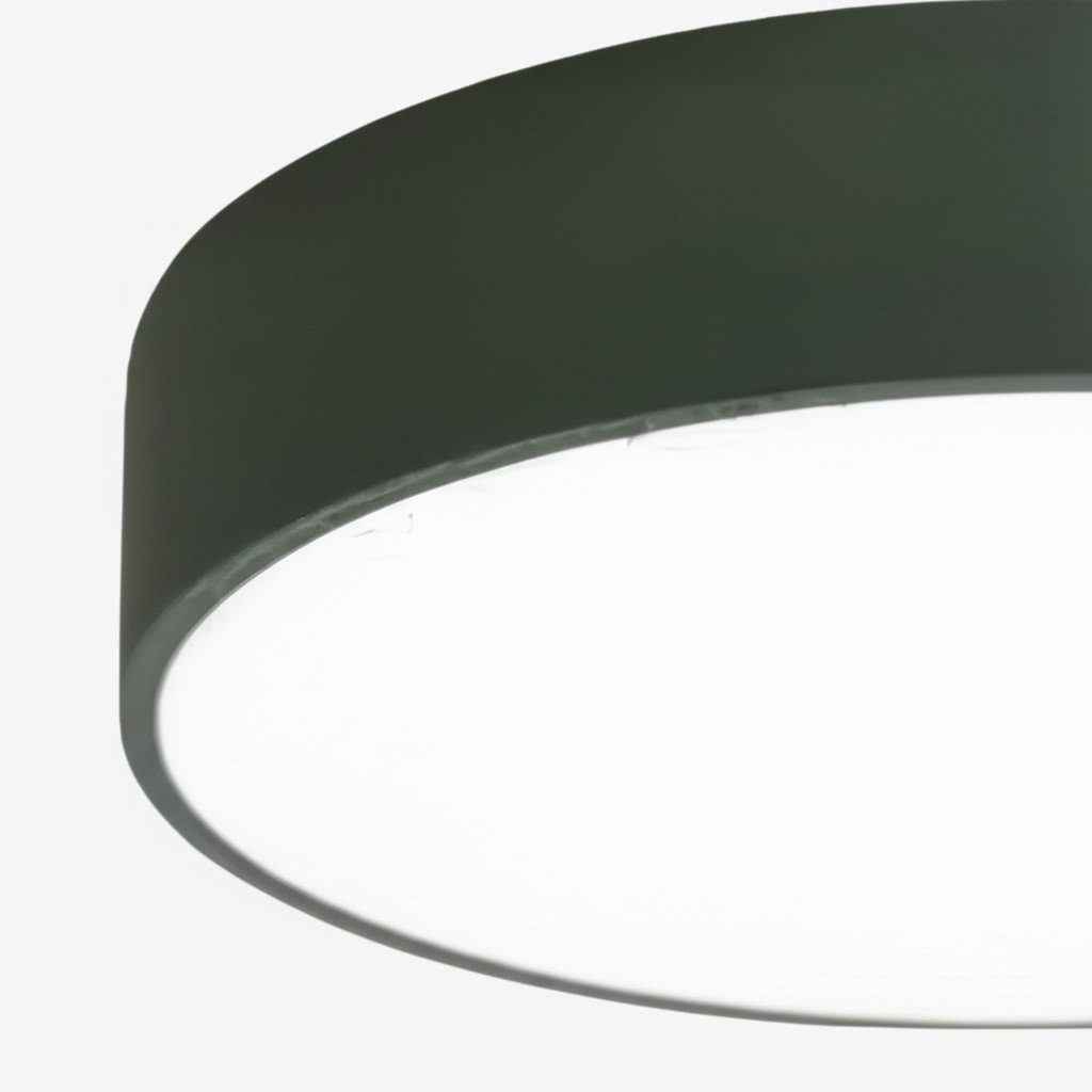 Rondi Minimalist Round LED Ceiling Light - Circular Iron Design for Living Room and Bedroom