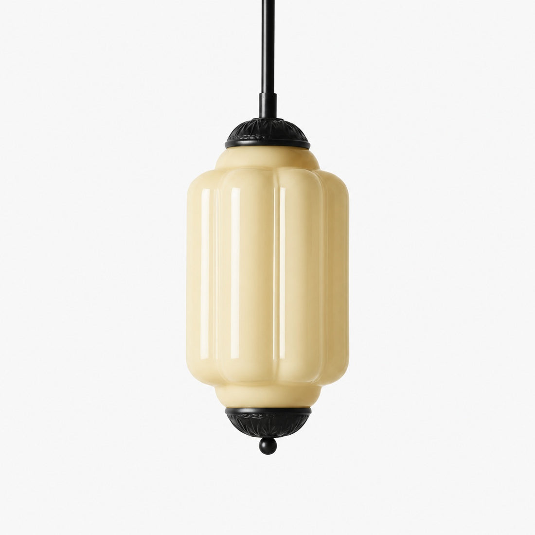 Eloise Vintage Glass Chandelier - Milk Glass Home Accent