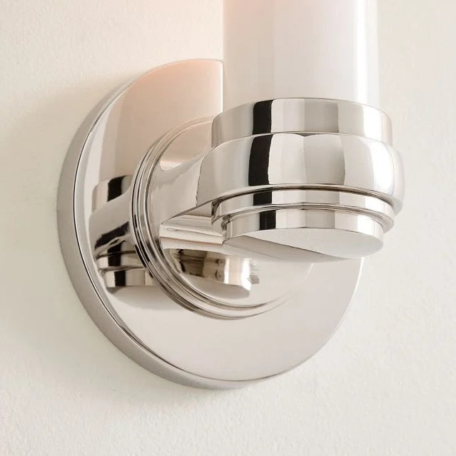 Roven Modern Wall Sconce Inspired with Glass Cylinder Shade - Versatile Accent For Living Room