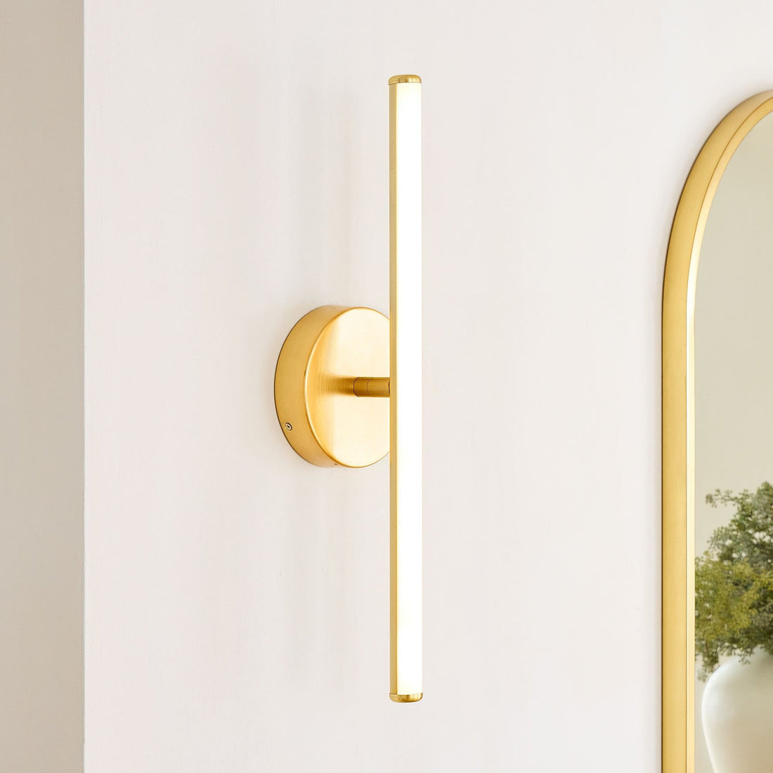Voro Modern LED Wall Sconce - Metal Bathroom & Hallway Lighting Fixture