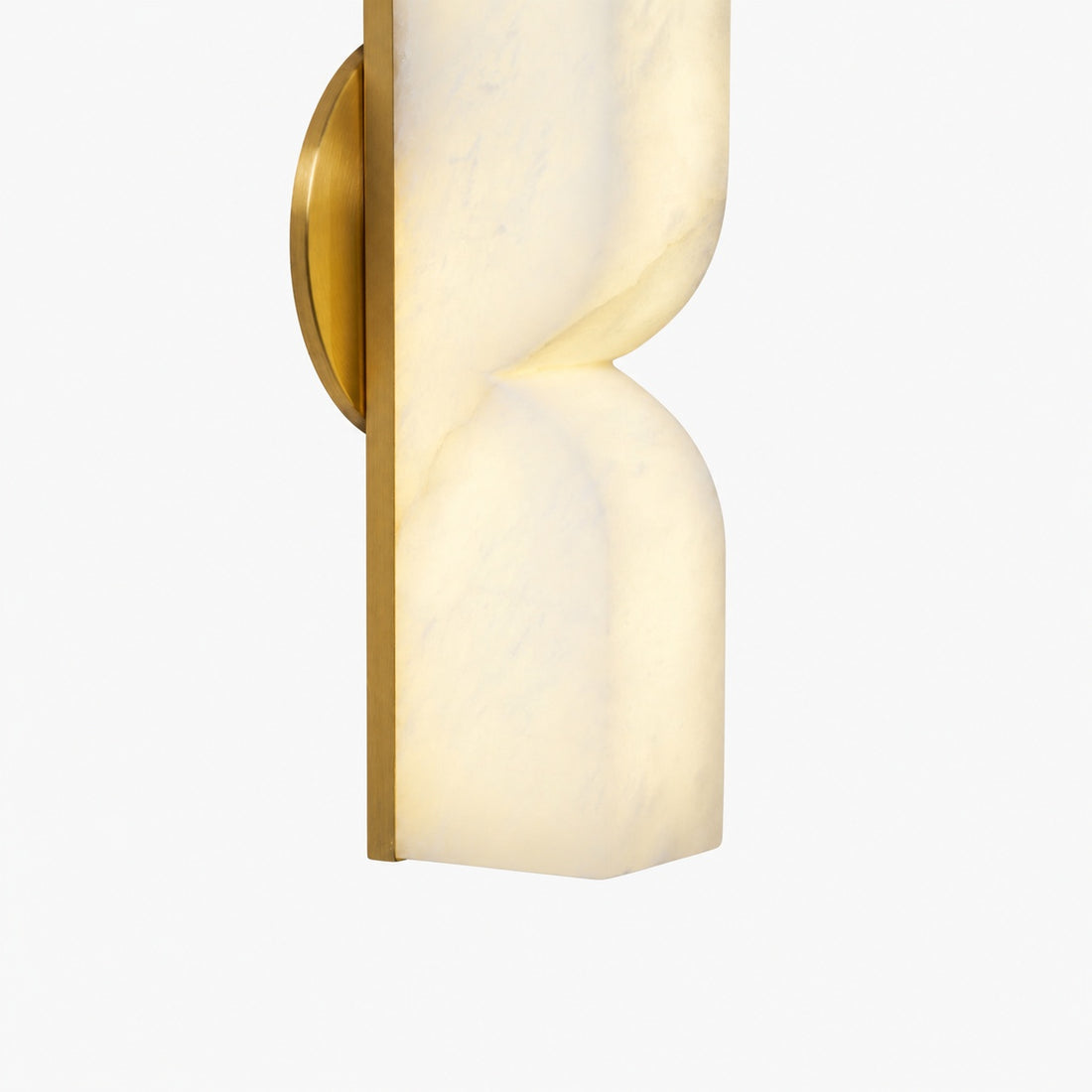 Modern Rectangular Alabaster Wall Lamp – Minimalist Sconce for Bedroom Hallway Living Room