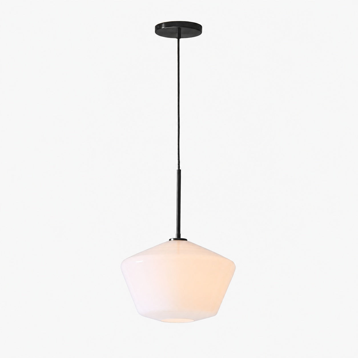 Merin Transparent Glass Sculpture Geometric Chandelier