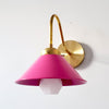 Curved Arm Wall Sconce - Accent Lighting For Bedroom & Hallway