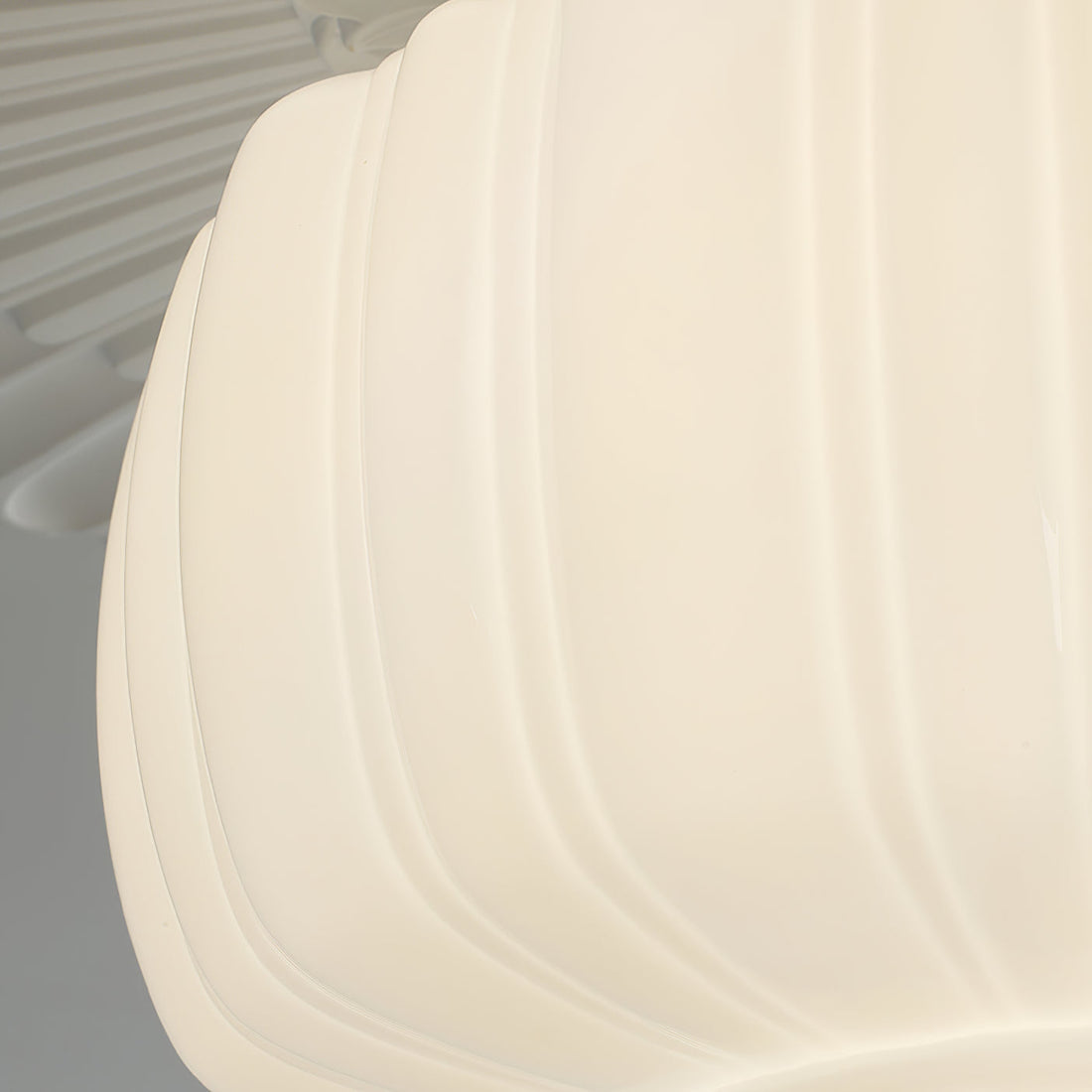 Elegant Palace - Style Glass Ceiling Lamp