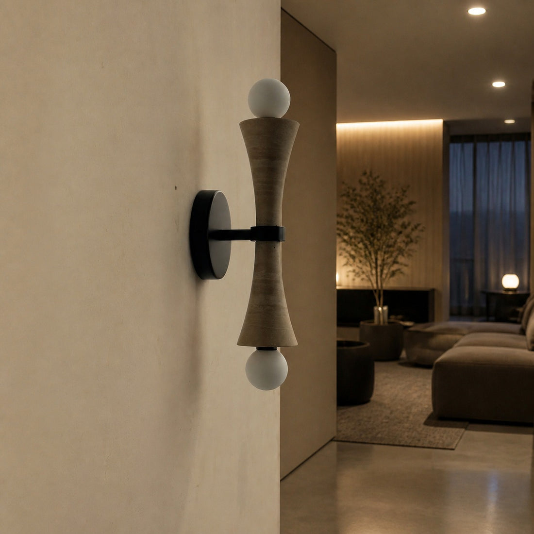Modern Linear Wall Lamp – Minimalist LED Sconce for Bedroom Living Room Hallway