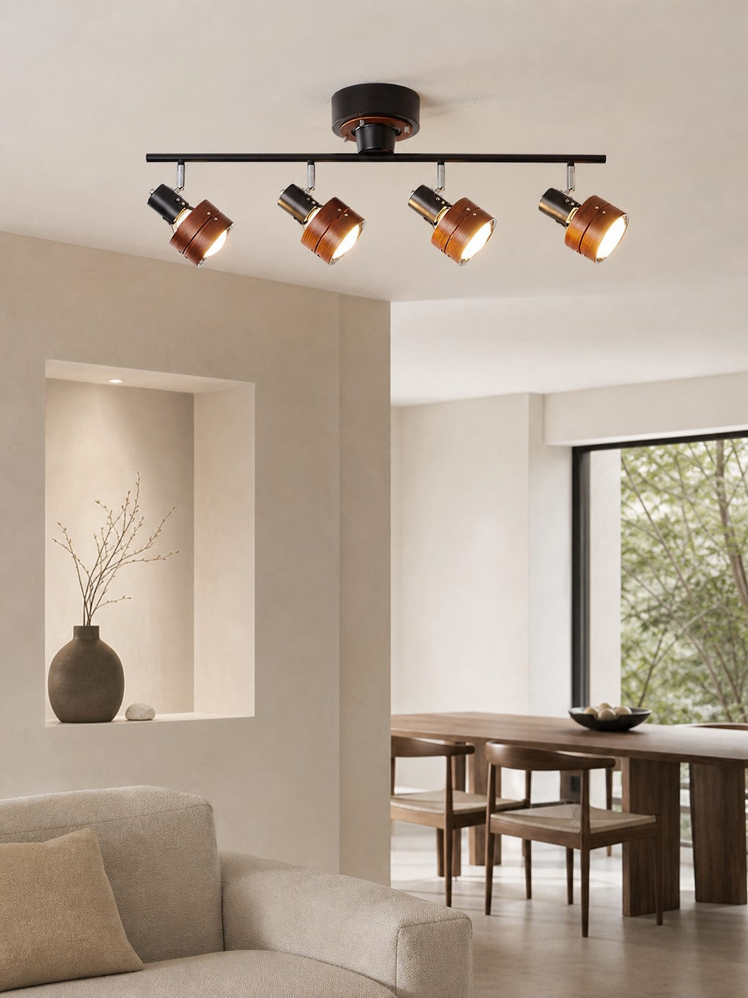 Nordic Cylindrical 4-Light Spotlight