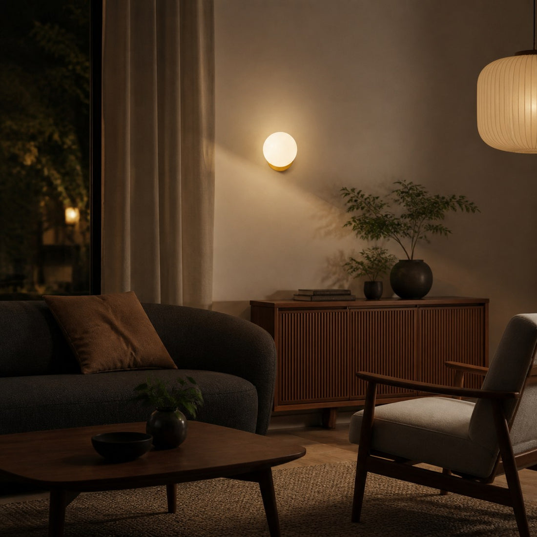 Nebulon Artistic Ceramic Wall Light with Soft Glow - Perfect for Living Rooms and Hallways