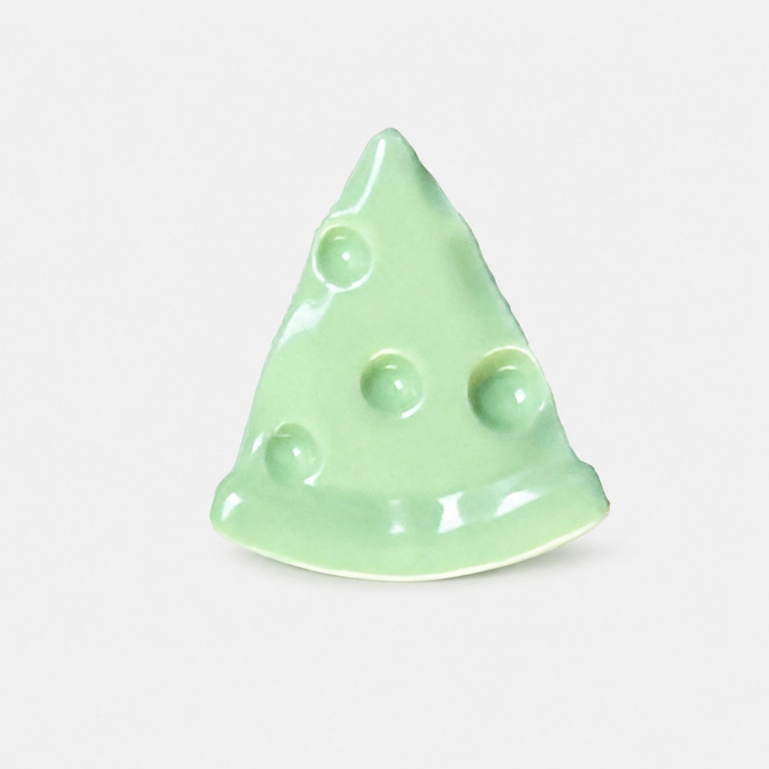 Cheese Slice Cabinet Knob - Mint Green